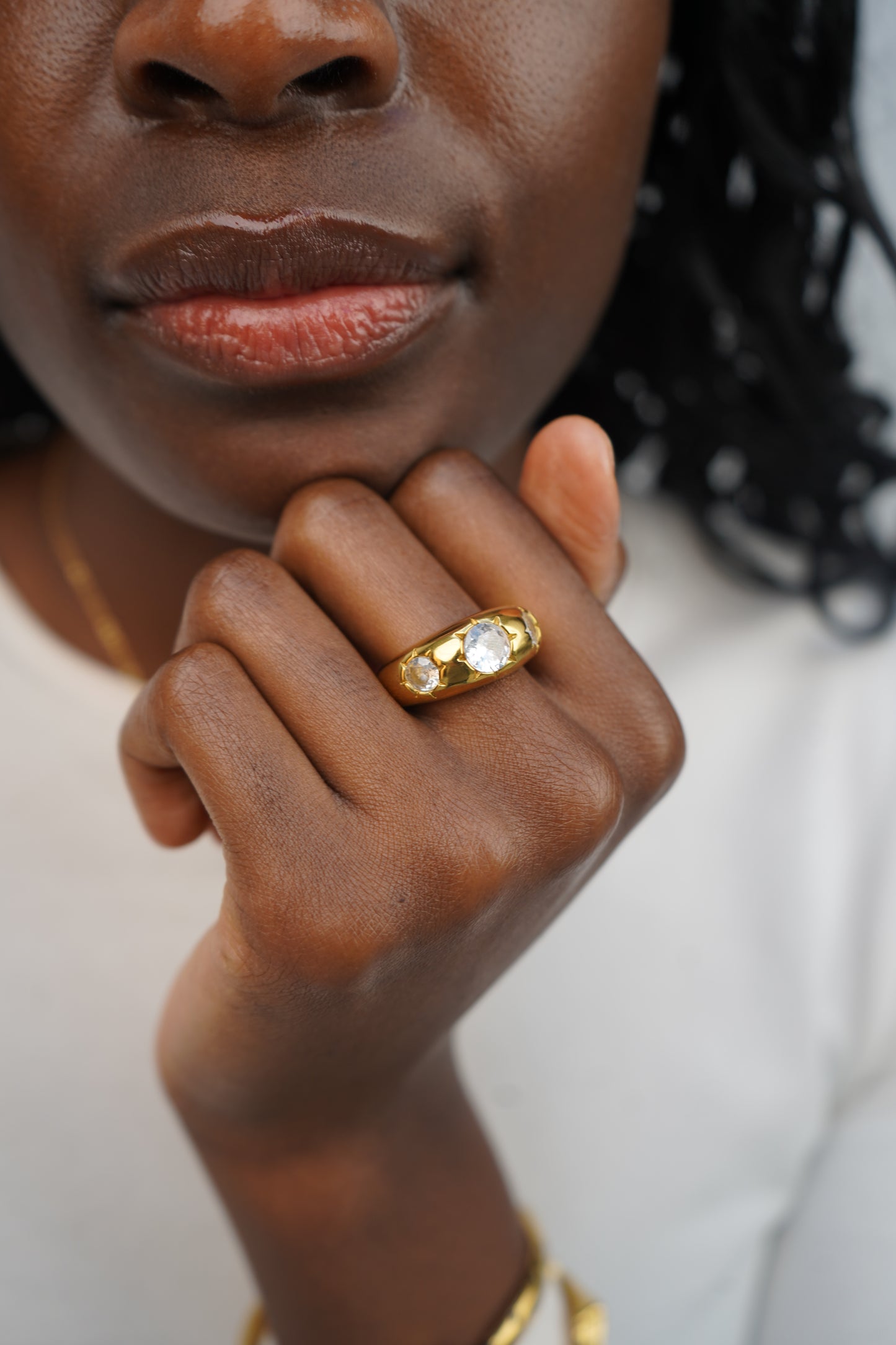 Sophie's White Gemstone Ring