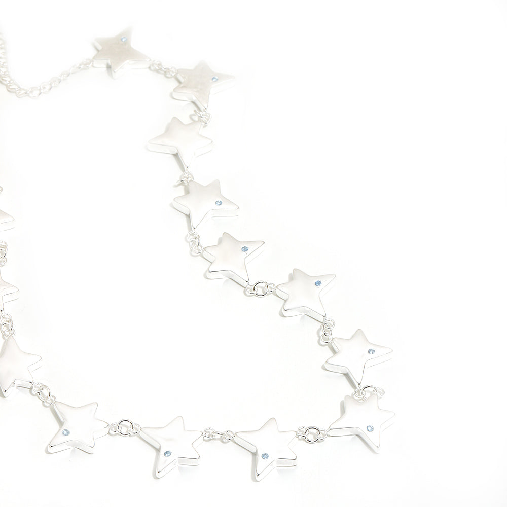 Cecily’s Star Necklace in Silver