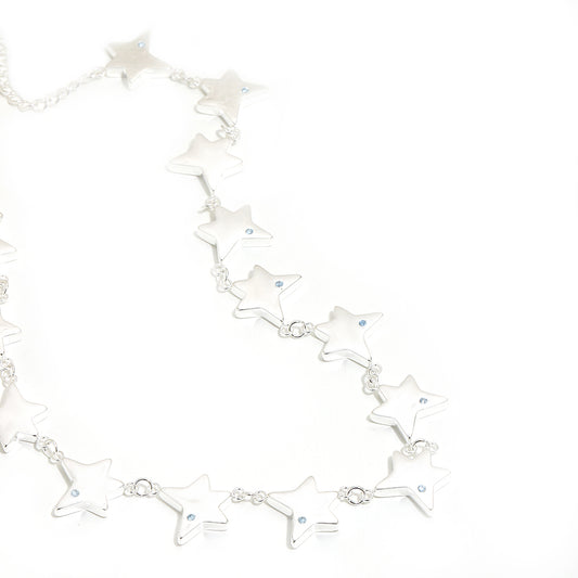 Cecily’s Star Necklace in Silver