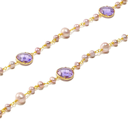 Els’ Purple Pearl Necklace