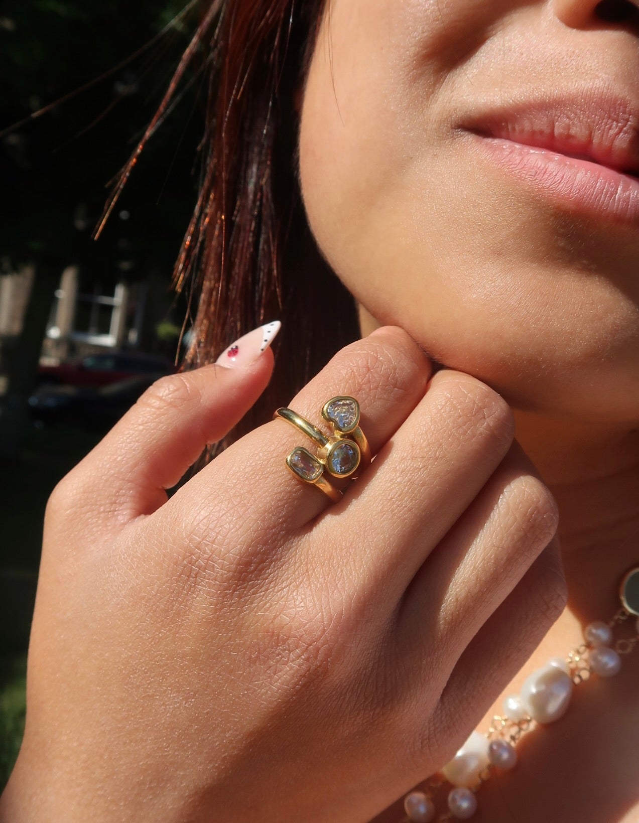 Mia's stacked ring