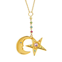 Cecily’s Star and Moon Necklace