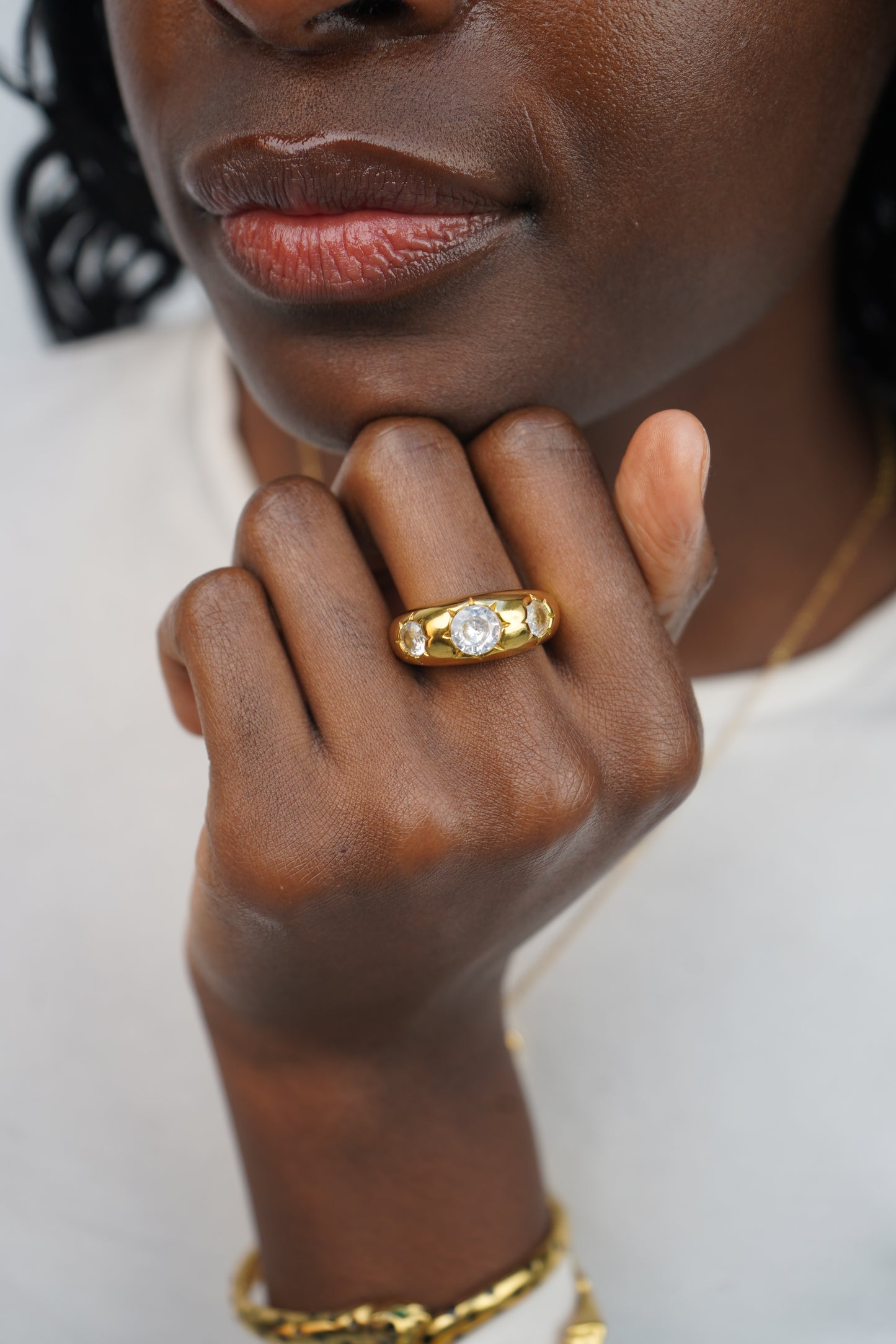 Sophie's White Gemstone Ring