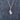 Elizabeth’s superpower cat necklace in silver