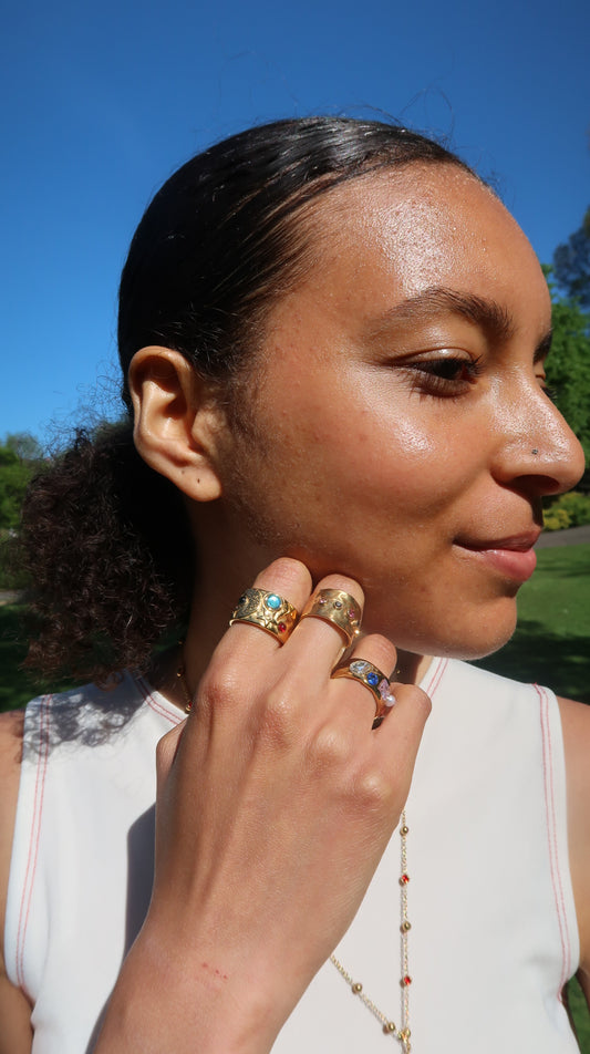 Cressida's Gold Celestial Ring