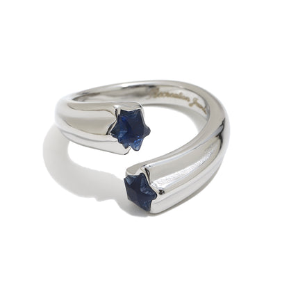 Susannah’s Blue Star Ring in Silver
