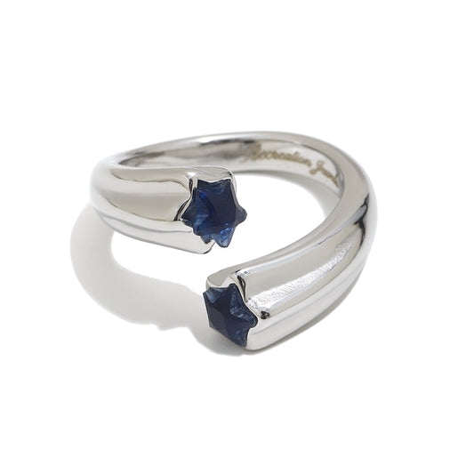 Susannah’s Blue Star Ring in Silver
