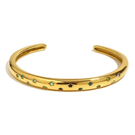 Eloise's Star Bangle In Green