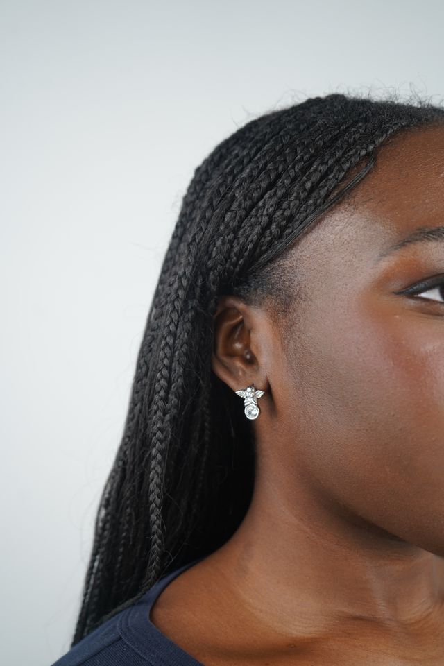 Pip's Cupid Earring In Silver