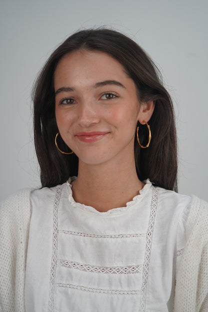 Clementine's Gold Hoops