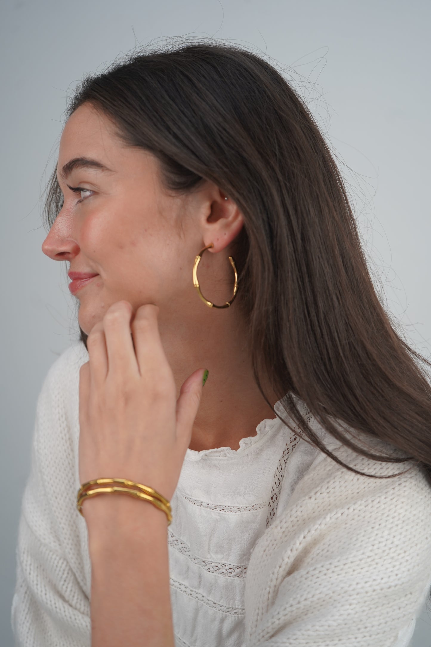 Clementine's Gold Hoops