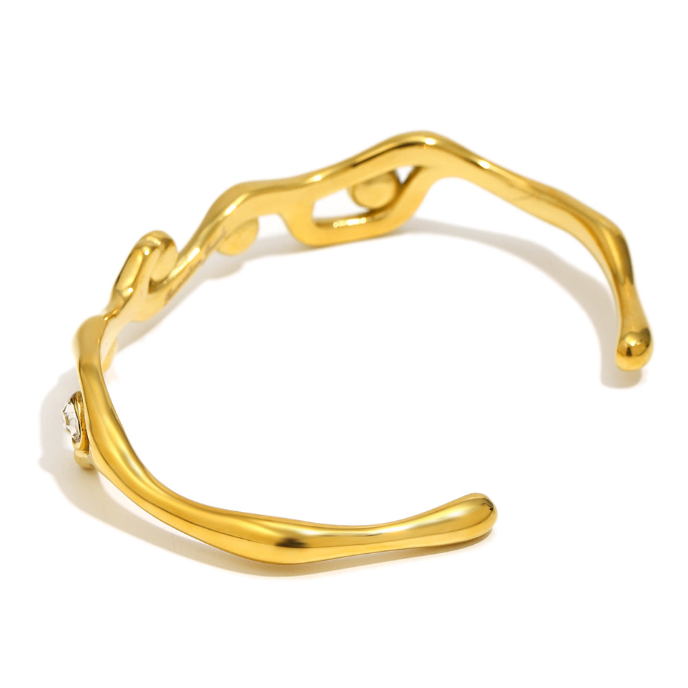 Ivy's Enchanted White Bangle