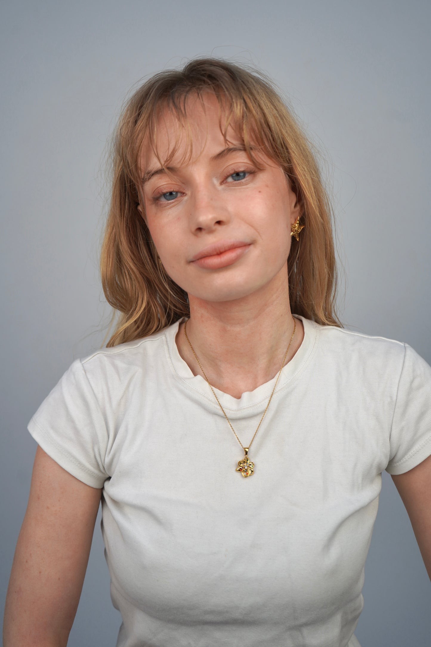 Pia's Starfish Earrings In Gold