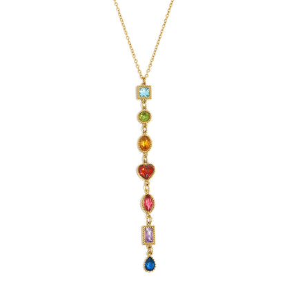 Seraphina’s Rainbow Drop Necklace