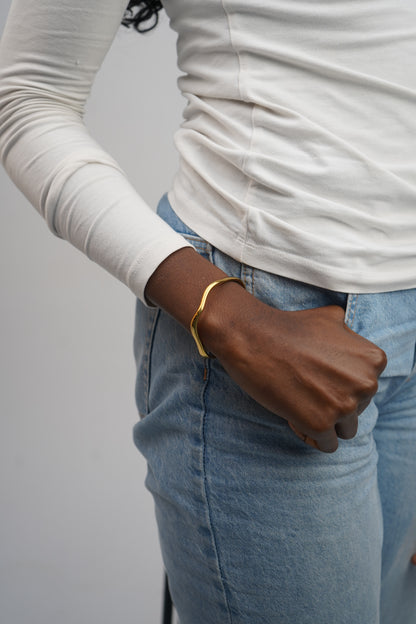 Amelia's Gold Bangle