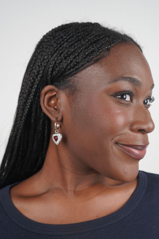 Dolly's Hoop Earrings In Silver