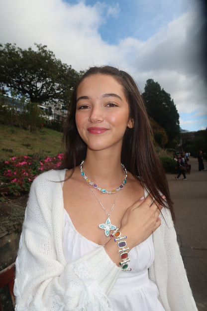 Aurora's Charm Bracelet In Silver