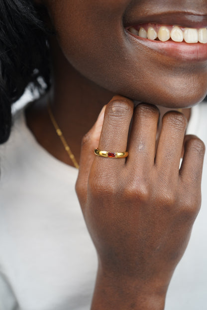 Amelie's Ring In Red