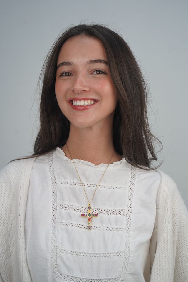 Ranee's colourful cross