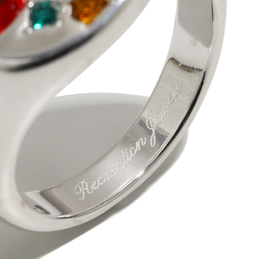 Ruby's Signet ring in silver