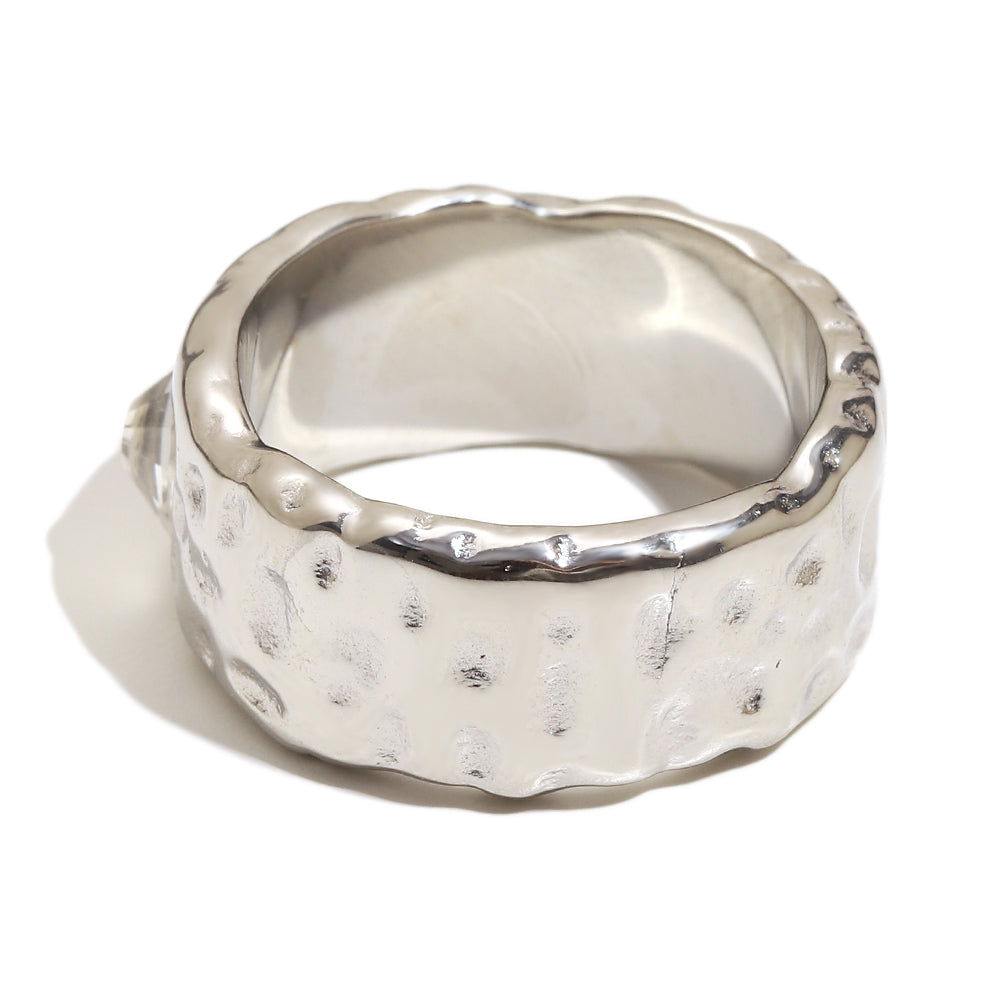 Mokkie’s gemstone ring in silver