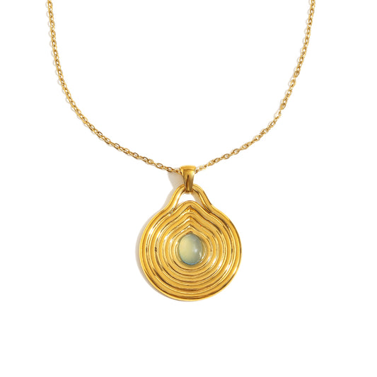Venetia's Green Droplet Pendant