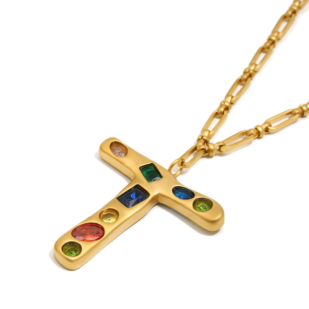 The Gemstone Alphabet Pendant In Gold