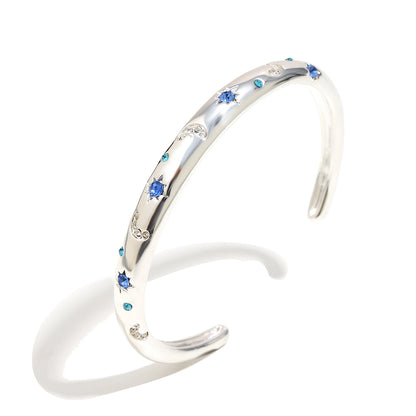 Naomie's Moonshine Bangle In Silver