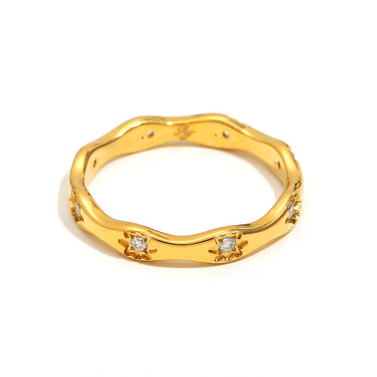 Sadie's Gold Star Ring
