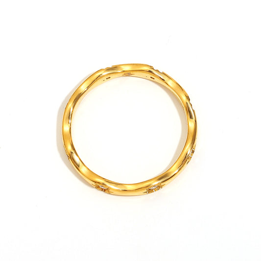 Sadie's Gold Star Ring
