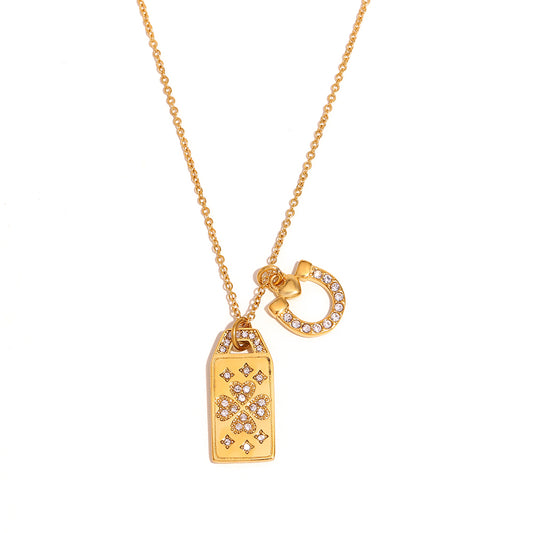 Allegra's Lucky Charm Necklace in Gold