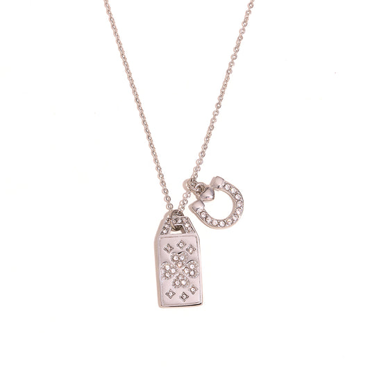 Allegra's Lucky Charm Necklace in Silver