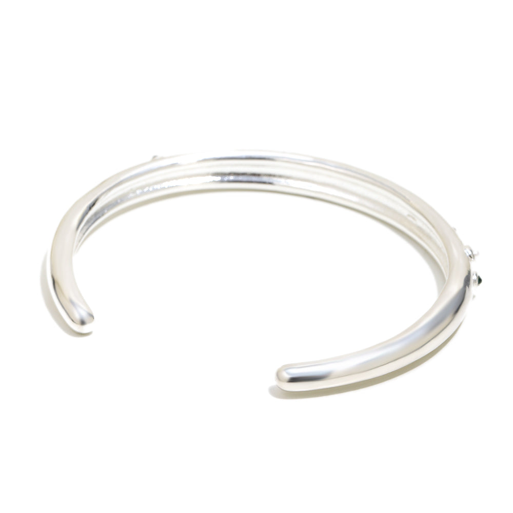 Lucia's silver celestial bangle