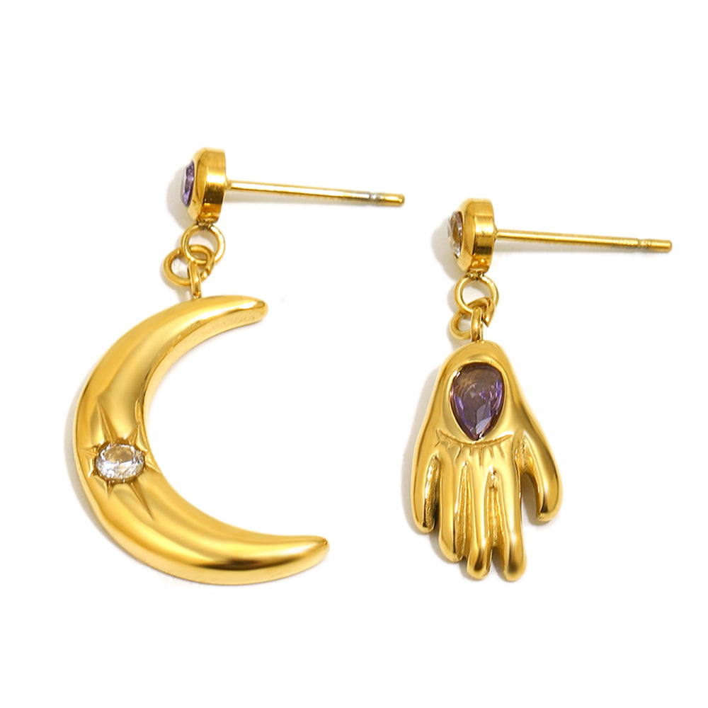 Meredith’s Gold Palm Earrings