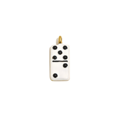 Domino Enamel Pendant