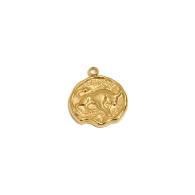 Zodiac Coin Charm