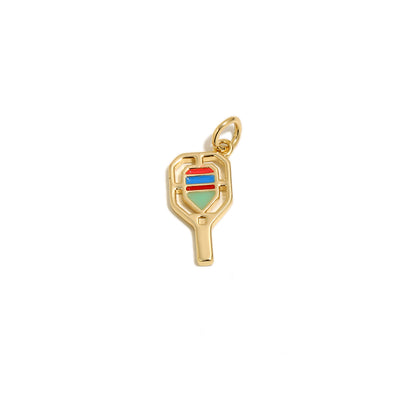 Gold Paddle Charm