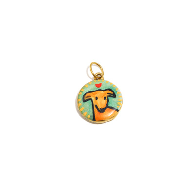 Playful Dog Charm