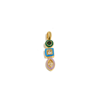 Enamel Trio Charm