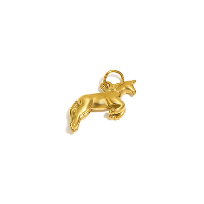 Golden Unicorn Charm