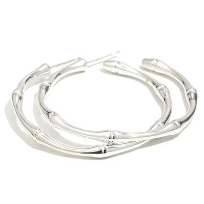 Clementine's Silver Hoops