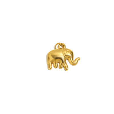 Gold Elephant Dangle Charm