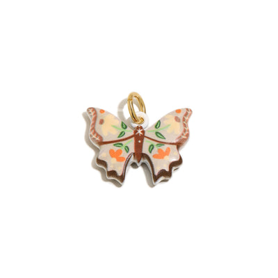 Painted Butterfly Charm