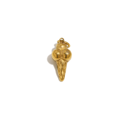 Golden Scoop Charm
