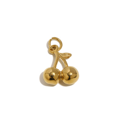 Golden Cherry Charm