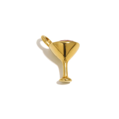 Ruby Martini Charm