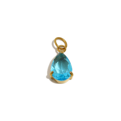 Teardrop Gem Charm