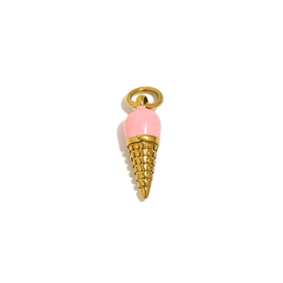 Pink Ice Cream Charm