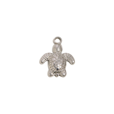 Silver Turtle Charm
