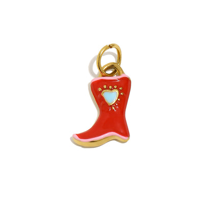 Red Boot Charm